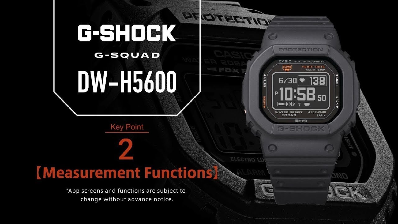 🤗Tip2💪 DW-H5600 G-Shock 3516 G-SQUAD Measurement Functions - Easy Tutorial 🤗