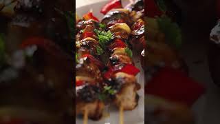 Honey Garlic Chicken Skewers