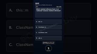 Quiz-108 | Unbound instance method reference — which form? | #shorts #java #quiz