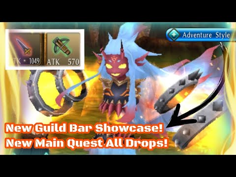 Toram Online New Quest Drops and Guild Bar Timestamps