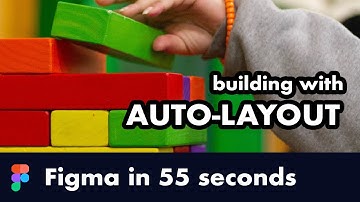 Figma in 55 Seconds: Building with Auto-Layout, Figma Tutorial