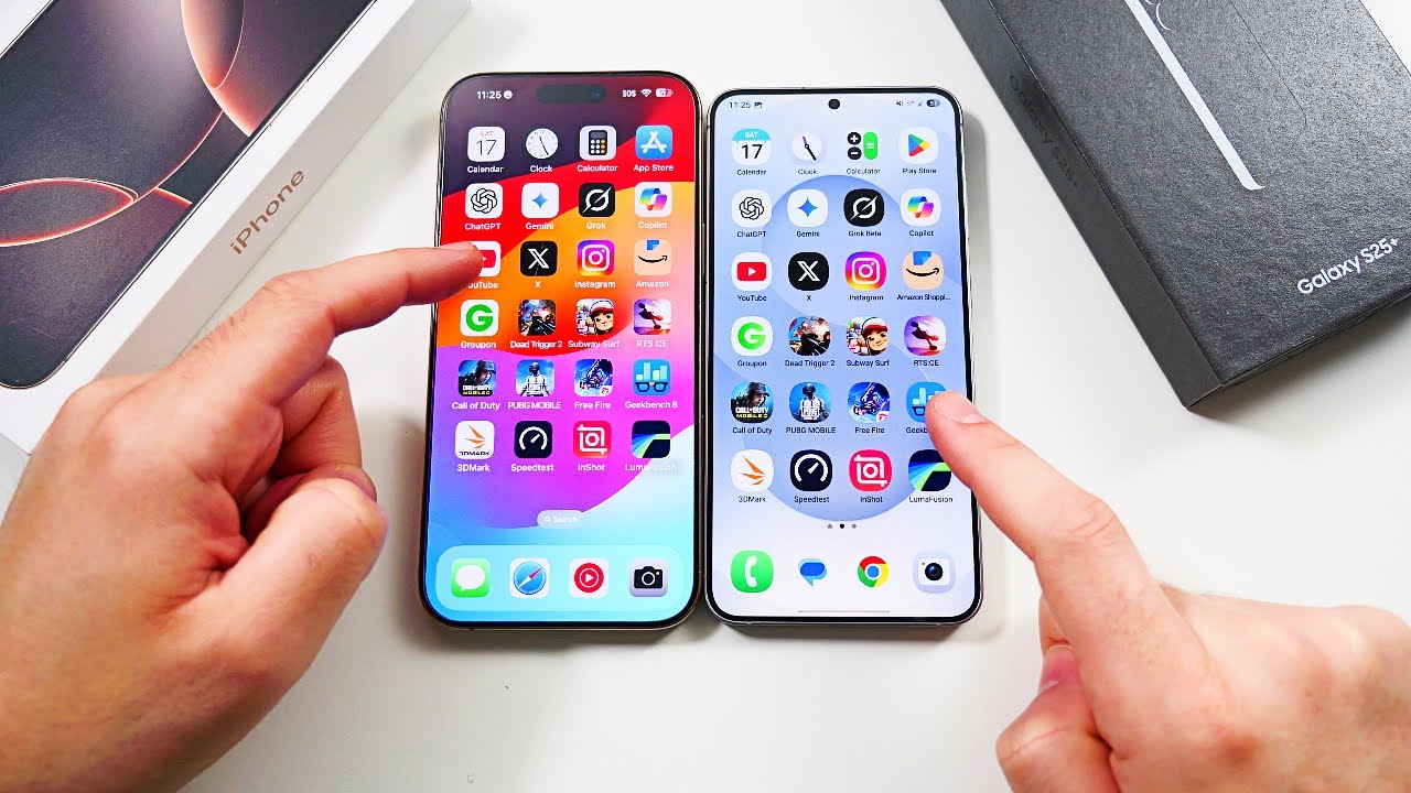 iPhone 16 Pro Max vs Galaxy S25 Plus Speed Test