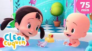 Cuquin Bath time  and more Nursery Rhymes by Cleo and Cuquin | Children Songs