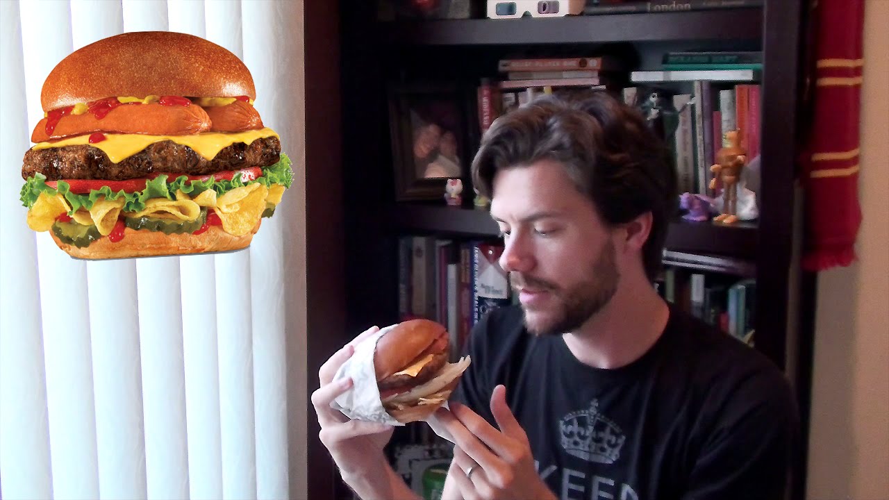 Trying the new Most American Thickburger! FREEDOM!!!!!!