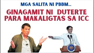 Download lagu MGA SALITA NI PBBM, GINAGAMIT NI DUTERTE PARA MAKALIGTAS SA ICC