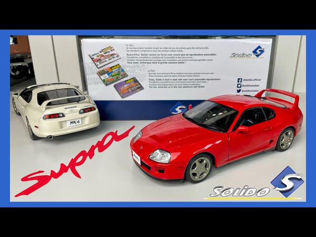 1:18 Toyota Supra Mk4 (red) - Solido [Unboxing] - YouTube