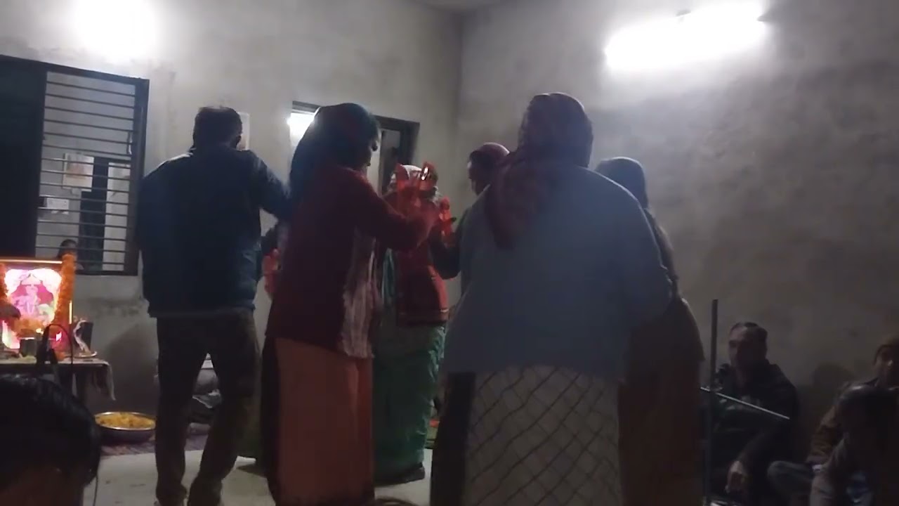 તેનપુર મા શ્રી કૃષ્ણ ભજન મંડળ તેનપુર ની મોજ 9898114890