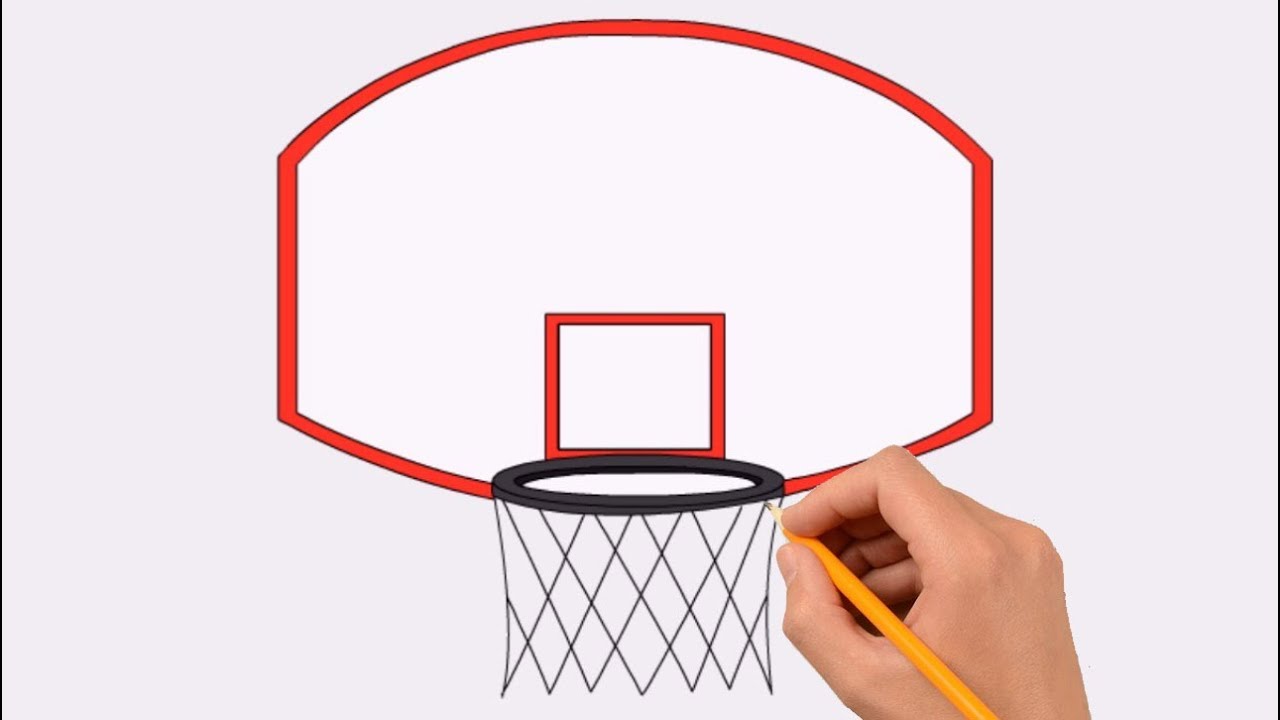 26 best ideas for coloring | Basketball Hoop Drawing