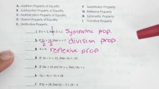 High School Geometry Lesson 3-4b: Algebraic Proofs & Intro to proofs