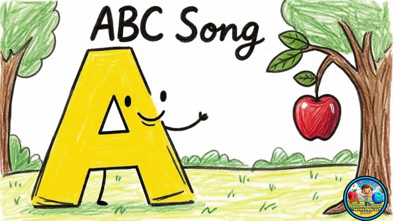 Fun and Easy ABC Song Learn A to Z Letters Nursery Rhymes & Kids Songs ...
