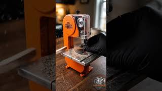 World’s Smallest Band Saw! 🛠️ Pocket Precision #Shorts #woodworking #tools #satisfying #machinist