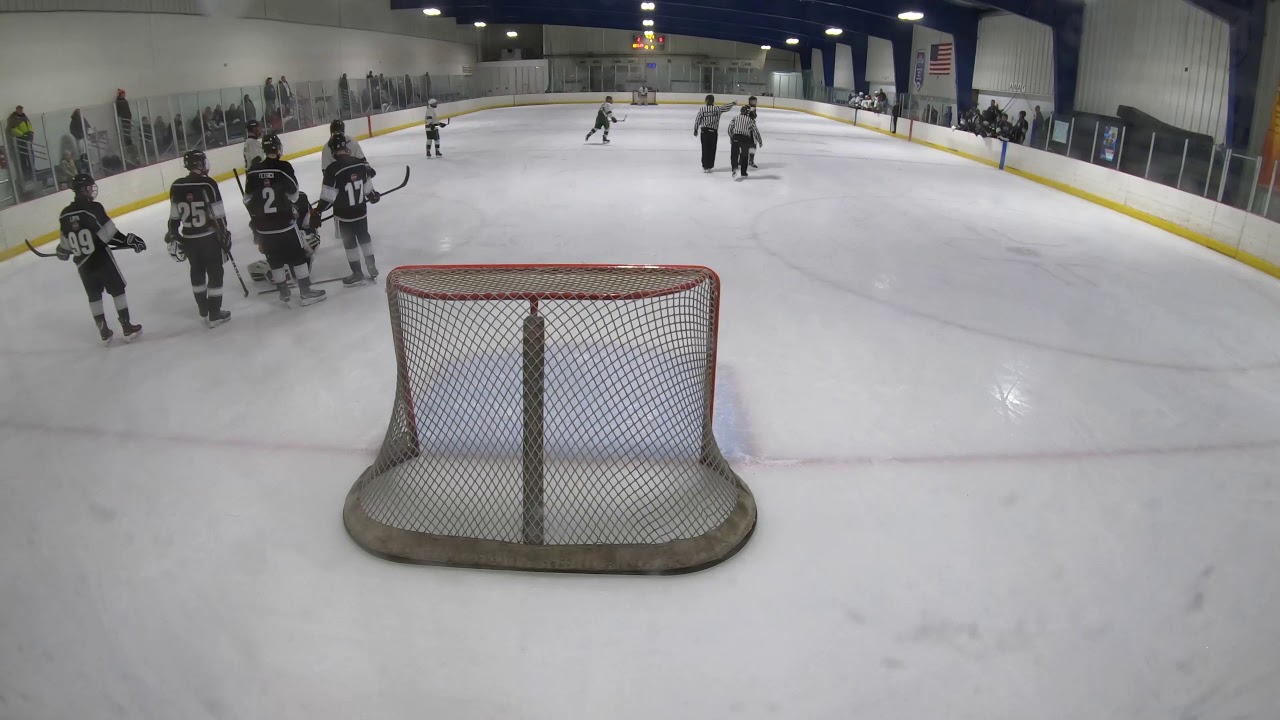Goalie hit to head on clearing pass YouTube