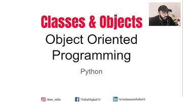 #1 Class vs Object in Python | Object Oriented Programming #2023