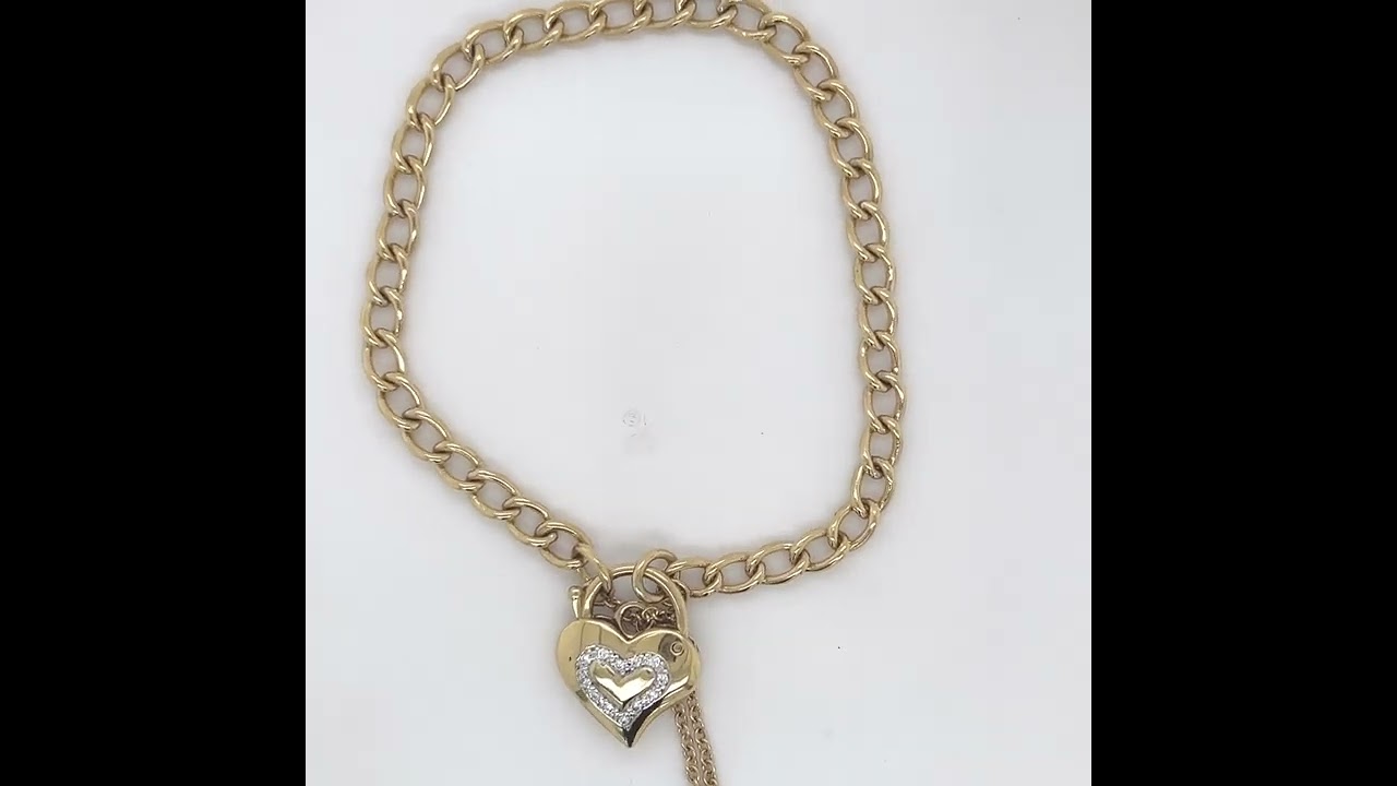 Solid 9ct Gold Bracelet.