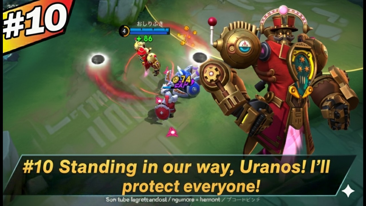 #10 [MLBB] Standing in our way, Uranos! I'll protect everyone! ［モバレ]