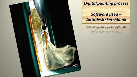Digital painting of a beautiful girl #weddingdress #digitalpainting #autodesksketchbook