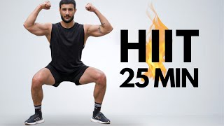 25 minutos de CARDIO HIIT ( TODOS EM PÉ ) para queimar gordura e emagrecer rápido em casa