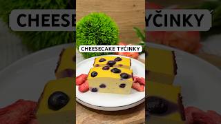 Cheesecake Fit Tyčinky #shorts #recept #zdraverecepty