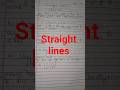#Straight lines#Part 3#Shorts video