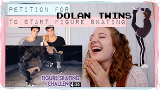 Figure Skater reacts to DOLAN TWINS&#39; Figure Skating Challenge *they don&#39;t suck*