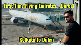 Emirates Flight Experience Kolkata to Dubai | Full Journey Vlog