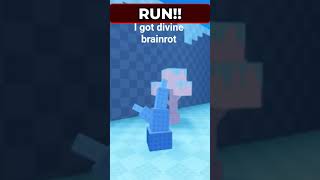 i got divine brainrot in kick a Lucky block