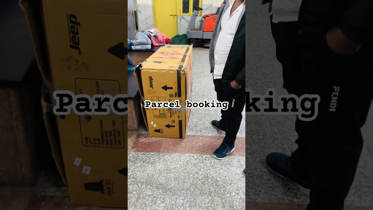 Parcel booking #railway