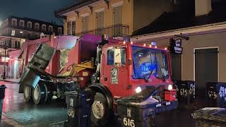 River Parish Disposal: Mack MRU Heil Python in French Quarter, New Orleans 