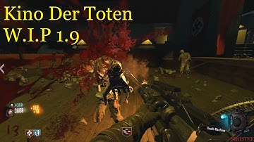 Black Ops III Zombies Custom Map (Kino Der Toten W.I.P 1.9) 2 Player Gameplay