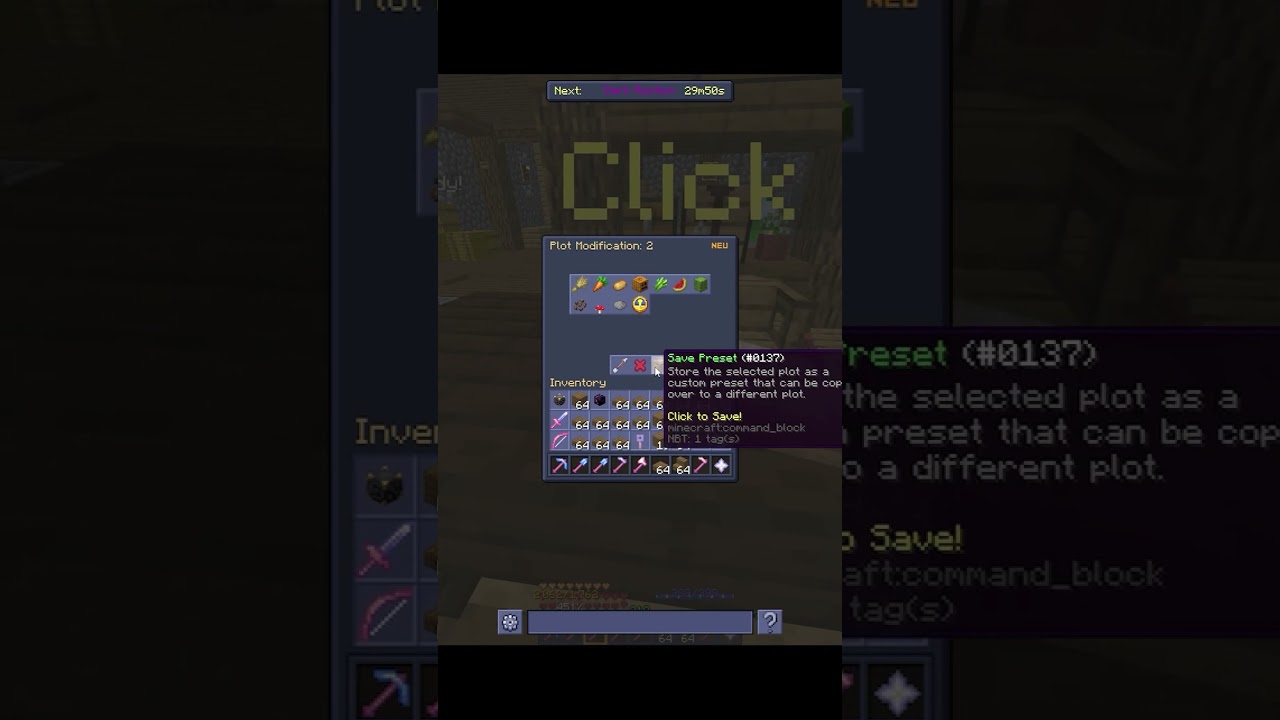 SAVING GARDEN PRESETS - Hypixel skyblock