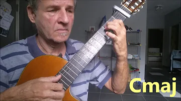 On the beach Chris Rea fingerstyle guitar Cover with Chords