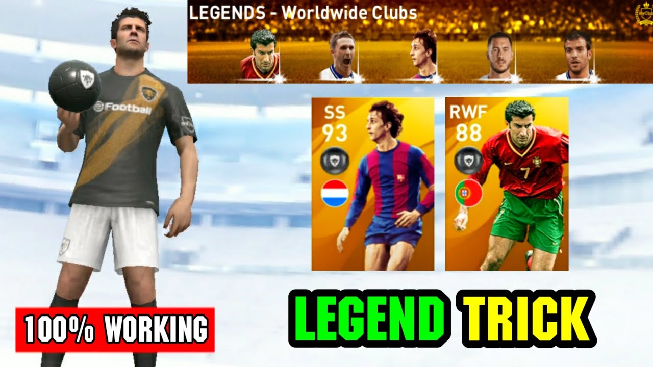 LEGEND Black Ball Trick in LEGENDS - Worldwide Clubs || Pes 2020 Mobile