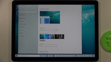How to Change Wallpaper on MICROSOFT Surface Go 2 – Manage Display Settings
