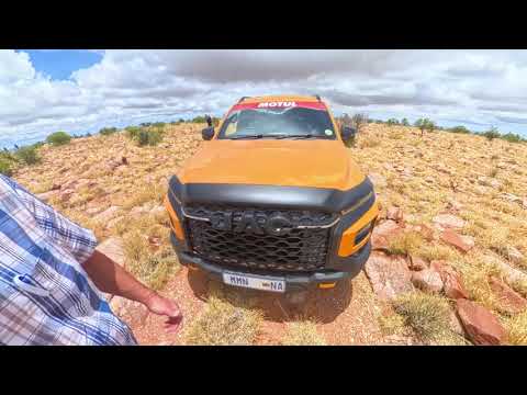 Driving Up the Gamsberg in Namibia