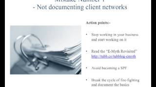 Mistakes MSP's Make (2013 02 05)