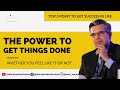 The power to get things done  5 points to get success  motivational by weinspiredmotivation