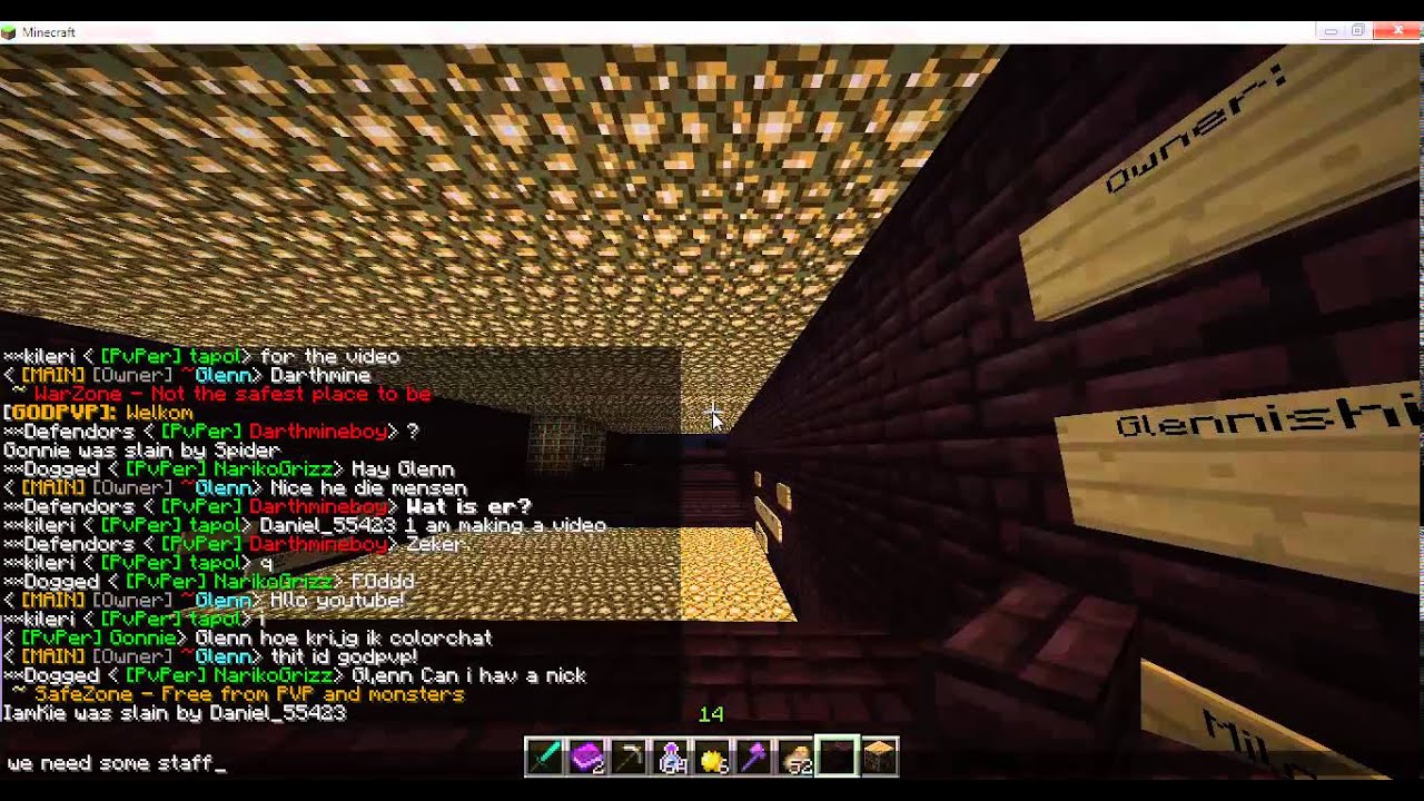 GODpvp raid grief pvp 24-7 factions mcmmo