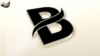 How to Create Letter B Logo Design in GIMP | Professional 3D Logo Design Tutorial 2025