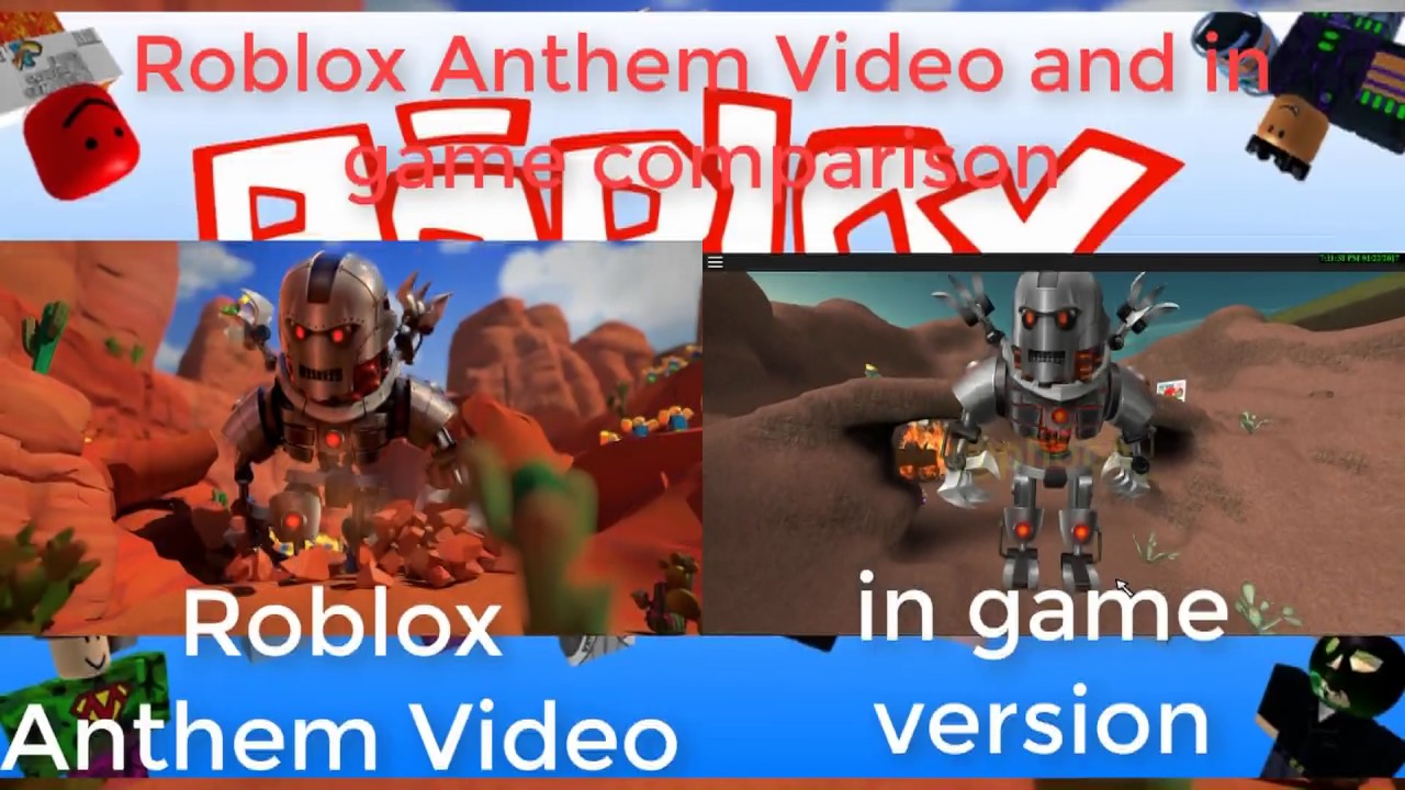 Roblox Anthem Video Trailer And Inside The Real Game Youtube - roblox anthem memes