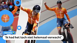 Nederland wint opnieuw gouden medailles op WK baanwielrennen