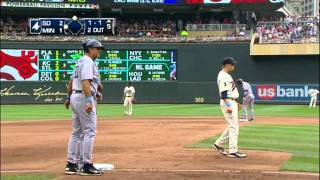 2011/06/19 Padres pull double steal
