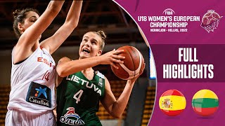 Spain - Lithuania | Basketball Highlights - Final