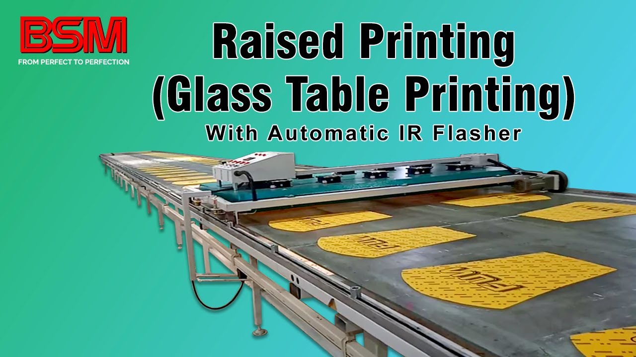 Raised Printing Machine Table Top Printing Machine Glass Printing