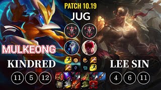 HLE Mulkeong Kindred vs Lee Sin Jungle - KR Patch 10.19