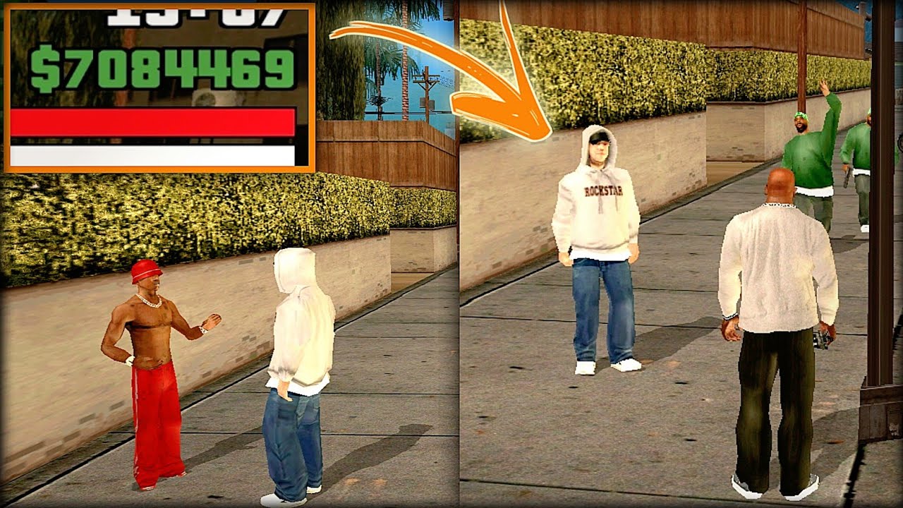 GTA SA - DINHEIRO INFINITO NA RAÇA SEM CODIGO, GLITCH, CHEAT 100