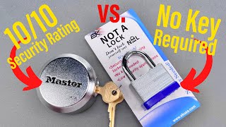 [1375] “Not a Lock” vs. 10/10 Rated Master Lock