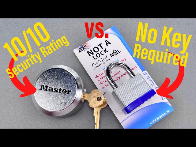 [1375] “Not a Lock” vs. 10/10 Rated Master Lock class=