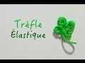 Comment faire un trèfle 4 feuilles avec des élastiques sans machine