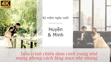 Trình Chiếu Ảnh Cưới Trang Nhã – Mẫu Slide Lãng Mạn Dựng Bằng Premiere Pro | 4K UHD