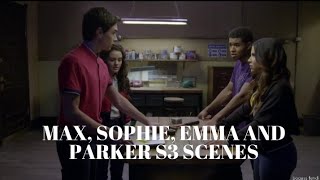 Sophie, Max, Emma, Parker S3 scenes | greenhouse academy S3